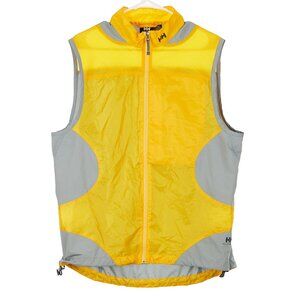 Helly Hansen Yellow Gray Tech Runny Vest Men's Large